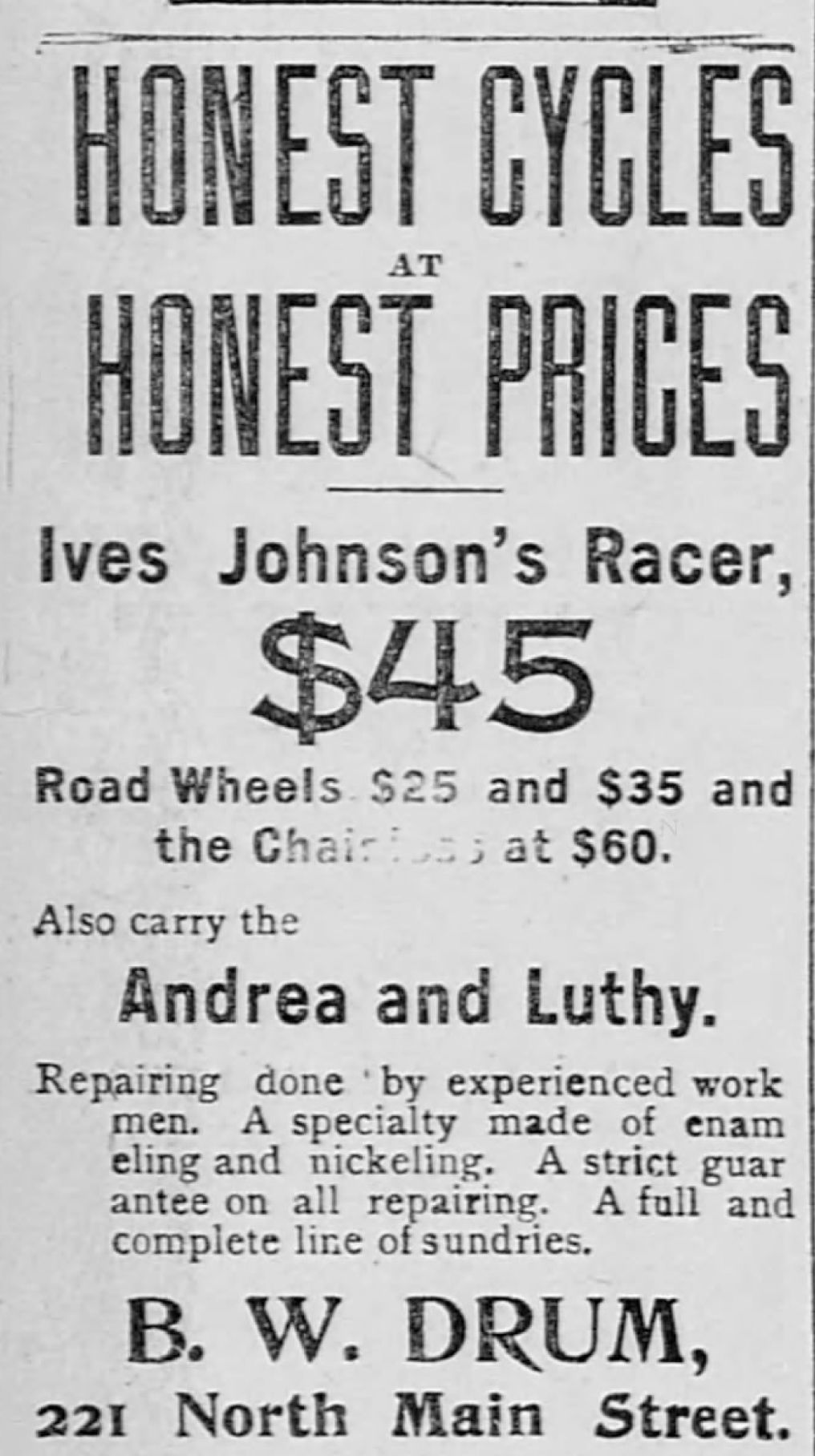 Honest cycles